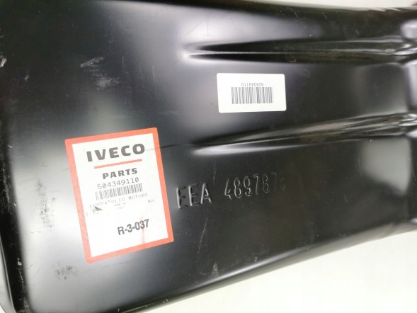 Iveco OE 504349110 OE ПІДДОН КАРТЕРА ДВИГУНА EUROCARGO TECTOR 6CYL OE 504349110