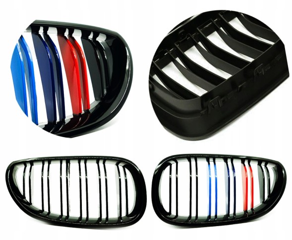 SHR Germany GRILL KRATKI NERKI BMW F10 M5 2010-2016 F11 2010-2016 F18 2010-2016 M-COLOR ГРИЛЬ РЕШІТКИ НИРКИ BMW F10 M5 2010-2016 F11 2010-2016 F18 2010-2016 М-КОЛІР