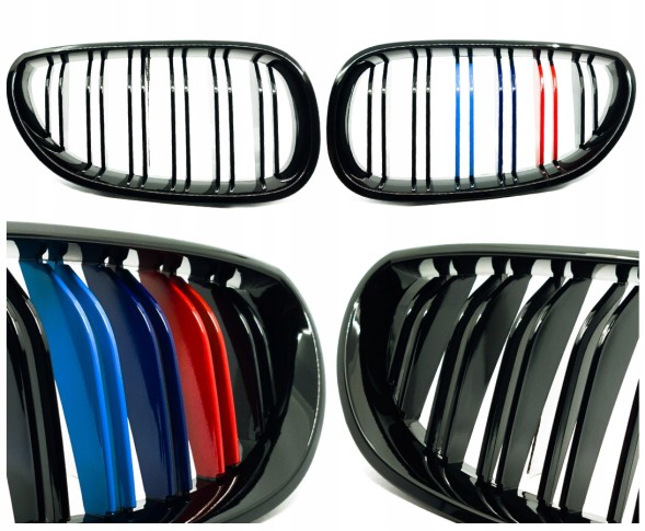 SHR Germany GRILL KRATKI NERKI BMW F10 M5 2010-2016 F11 2010-2016 F18 2010-2016 M-COLOR ГРИЛЬ РЕШІТКИ НИРКИ BMW F10 M5 2010-2016 F11 2010-2016 F18 2010-2016 М-КОЛІР
