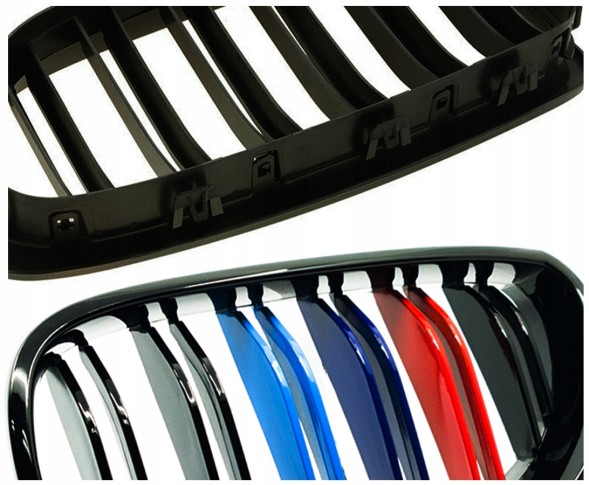 SHR Germany GRILL KRATKI NERKI BMW F10 M5 2010-2016 F11 2010-2016 F18 2010-2016 M-COLOR ГРИЛЬ РЕШІТКИ НИРКИ BMW F10 M5 2010-2016 F11 2010-2016 F18 2010-2016 М-КОЛІР