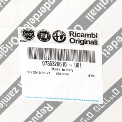 Fiat OE Заглушка панелі приладів Fiat OE 735326610