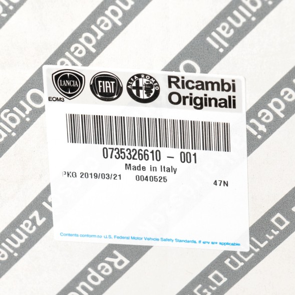Fiat OE Заглушка панелі приладів Fiat OE 735326610