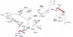 SRLine SRL DA3737 SRL ЗАДНІ ВАЖЕЛИ Hyundai i30 2007-2012 рр
