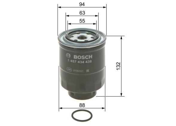 1457434438 BOSCH Фільтр паливний