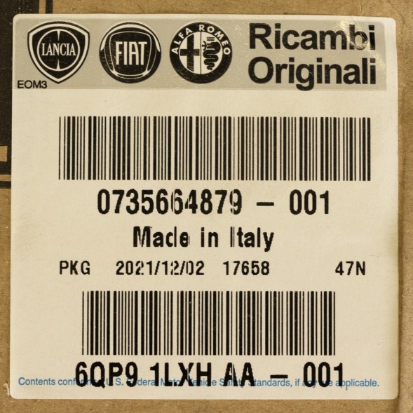 Fiat OE Накладка переднього лівого крила Fiat OE 735664879