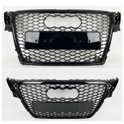 Pulse A4-RS101 Решітка радіатора Audi A4 B8 2008-2011 Чорний глянець Стиль RS4