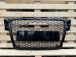 Pulse A4-RS101 Решітка радіатора Audi A4 B8 2008-2011 Чорний глянець Стиль RS4
