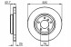 Bosch 80090902 BOS Bos0 986 478 012 диски гальмівні 2шт bmw передній
