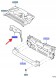 Ford OE РУЧКА ОБШИВКА ЗАДНЯ ПРАВА FORD FOCUS MK1 1998- 1134348 _ PXS41-F46648-AA