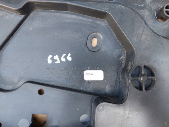 1046759-00-A GTECH6966 TESLA MODEL X FALCON DOOR КЛАПКА ПАНЕЛЬ ЗАДНІХ ДВЕРЕЙ 1046759-00-A