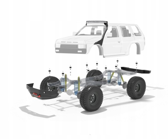 Китай 590/bl6 Nissan Terrano 5D 87–93r Ліфт кузова 50мм