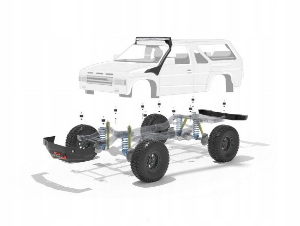Китай 590/bl6 Nissan Terrano 5D 87–93r Ліфт кузова 50мм