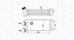 MAGNETI MARELLI 351319204920 Охолоджувач повітря інтеркулер 351319204920