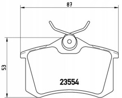 Brembo 08.A753.47 Brembo 08.A753.47 диск хам. Задній з підшипником