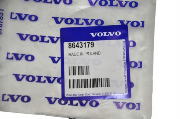 Volvo OE 8643179s VOLVO S60 V70 XC70 ущільнювальна планка передніх дверей права