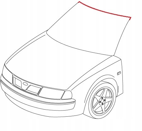 Китай 5907191159737 Нова ущільнювальна гумка лобового скла Landrover Discovery II 1998-2004