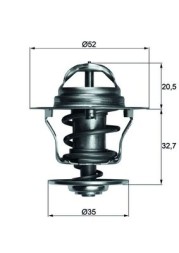 TX 12 88D MAHLE ORIGINAL Термостат