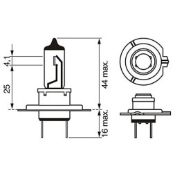 1987301426 BOSCH Автолампа BOSCH 12V 55W H7 GIGALIGHT 120 бокс 2 шт