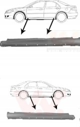 Potrykus 451941-1/42-1 ПОРІГ ПОРОГА ЛЕ+ПР MAZDA 6 ГГ/Г 02-07 ОЦИНК