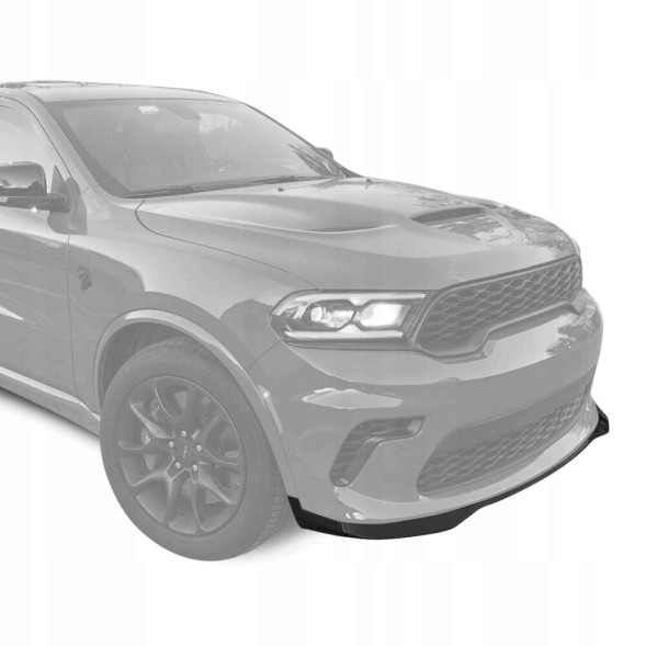 Китай 000-DUR21-CS Спойлер бампера чорний поліпропіленовий SRT HELLCAT для DODGE DURANGO 2021-2023