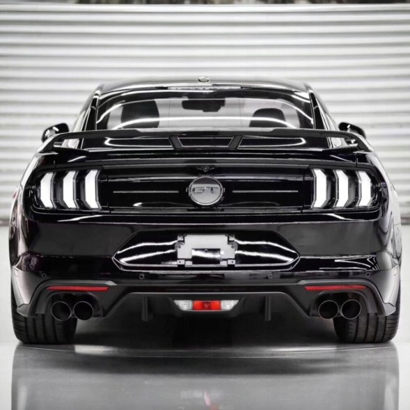 Китай 000-MU15-RSGTPGB Спойлер "Губа" Lotka – GT Performance – Чорний Глянець FORD MUSTANG 2015-2023