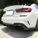 Китай Dyfuzor Dokładka BMW G20 G21 M340i Дифузор для BMW G20 G21 чорний глянець з накладками M340i