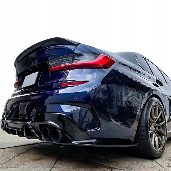 Китай Dyfuzor Dokładka BMW G20 G21 M340i Дифузор для BMW G20 G21 чорний глянець з накладками M340i