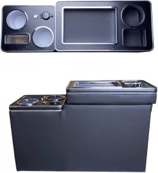 Китай Car-FS-4 ПІДЛОКІТНИК-БОКС ДЛЯ VW T4 T5 T6 T6.1 T7 2003-2019, З ПІДСТАКАННИКОМ, USB, LED