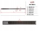 MSG DC202C Планка зубчаста рульової передачі Renault Duster 10-18