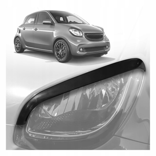 CHROMEMASTER MD-SS-0004-001 Накладки на фари SMART FORFOUR II W453 2014-2021 HB