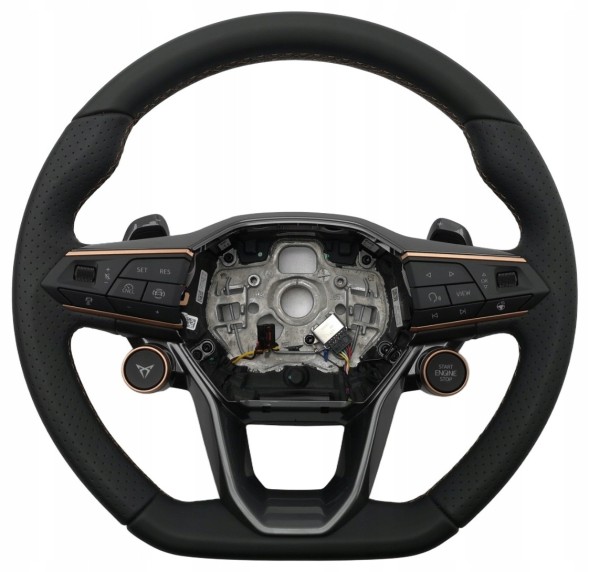 Cupra OE 5FF419091C, DWP542899OE Спортивне мультифункціональне кермо зі шкіри для Cupra Leon IV 5FF419091C