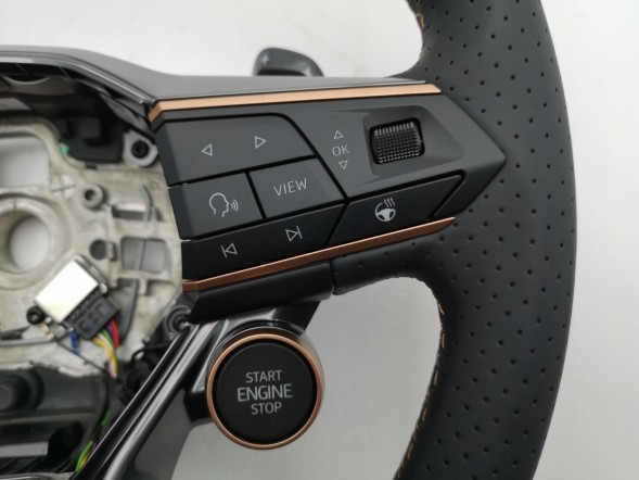 Cupra OE 5FF419091C, DWP542899OE Спортивне мультифункціональне кермо зі шкіри для Cupra Leon IV 5FF419091C