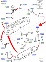 Ford OE КРИШКА ПАЛИВНОГО БАКА FORD TRANSIT 2000- Оригінал (OE) 4411620 _ 2C1A-9K163-AA