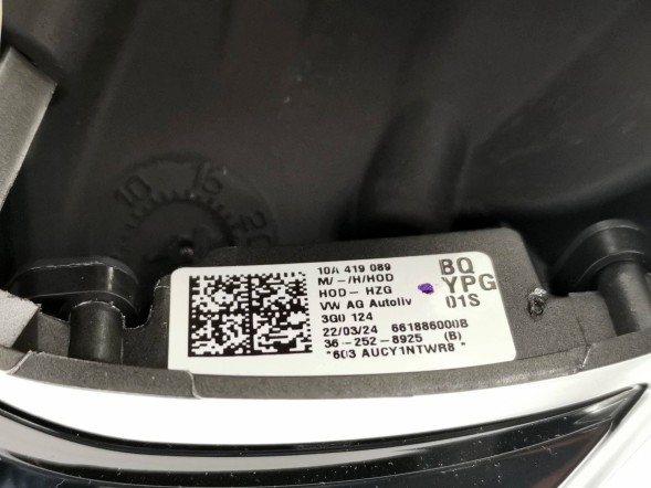 Volkswagen OE 10A419089BQ, Kierownica, DWP526272, 10A419089BQYPG МУЛЬТИФУНКЦІОНАЛЬНЕ СЕНСОРНЕ ШКІРЯНЕ КЕРМО VW ID.4 ID4 10A419089BQ НОВЕ ОРИГІНАЛ