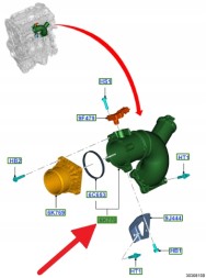 Ford OE ПОВІТРЯНИЙ ПРОВІД EGR 2.2 TDCI RANGER 11- OE 1767281 _BB3Q-6K770-BB
