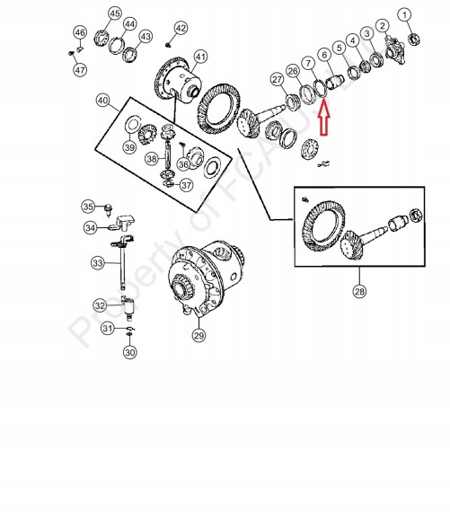 Китай USA55014 ШАЙБИ ВАЛ АТАКУЮТЬ БІЛЬШІСТЬ JEEP GRAND CHEROKEE WJ