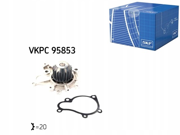 SKF VKPC 95853 Водяна помпа (насос охолодження)