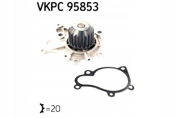 SKF VKPC 95853 Водяна помпа (насос охолодження)