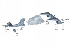 Mercedes-Benz OE A4473501801 КРОНШТЕЙН РУЧКИ МОСТА MERCEDES VITO КЛАС V 447