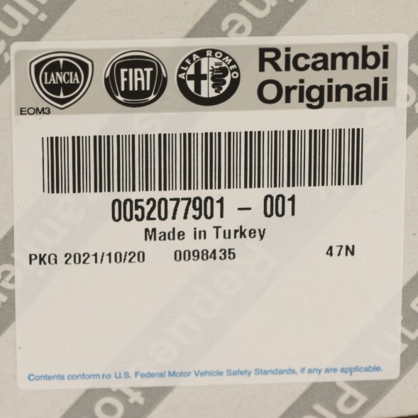 Fiat OE Задня балка Fiat Doblo з 2015 р.в. OE 52077901