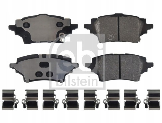 Febi bilstein 180129 Гальмівні колодки з кронштейнами 180129 febi 180129