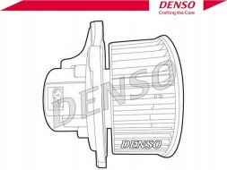 Denso DENDEA43003/RS6 Denso повітродувка kia sorento і 2.4-3.5 08.02- denso
