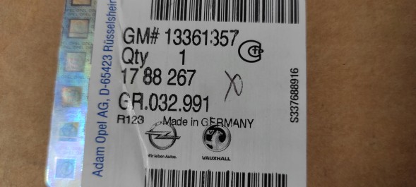 Opel OE 13361357 TransCars Модуль комфорту Блок керування PDIM Комплект OPEL 13361357