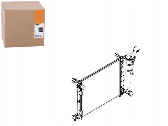 NRF PRO/58433 NRF Охолоджувач двигуна lancia ypsilon 1.2/1.2lpg 05.11- + асистент зіткнення #34