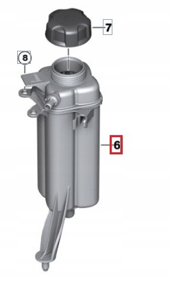 BMW OE OE BMW M3 G80 M4 G82 РОЗШИРЮВАЛЬНИЙ БАК 17138093925