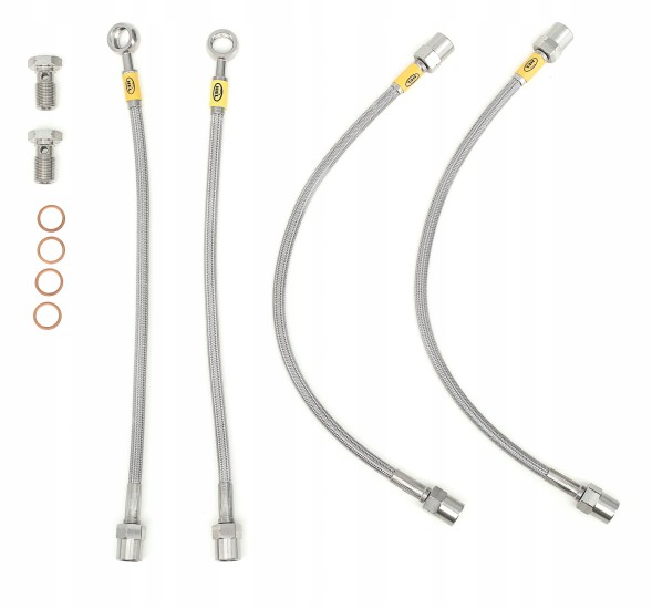 VAU-4-132 HEL ГАЛЬМУВАЛЬНА ТРУБА VAUXHALL CORSA MK1 1.6 1993-2000 СТАЛЕВА ОПЛЕТА