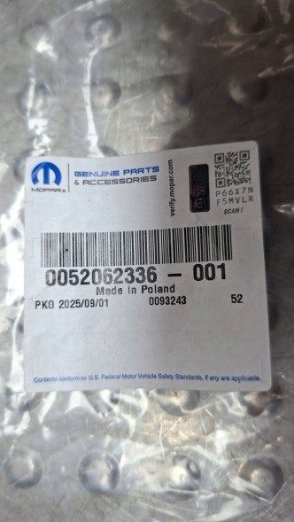 Fiat OE S26336858 ТРУБКА КОНДИЦІОНЕРА 52062336 FIAT PANDA III 1.2 8V 2012-