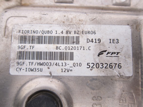 Magneti Marelli 52032676 9GF.TF ECU MOTO-MARCAR КОМП'ЮТЕР 52032676 9GF.TF FIAT FIORINO
