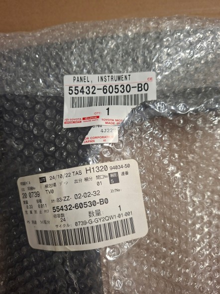 Toyota OE 5543260530B0 / 55432-60530-B0 Панель приладів | Панель торпедо