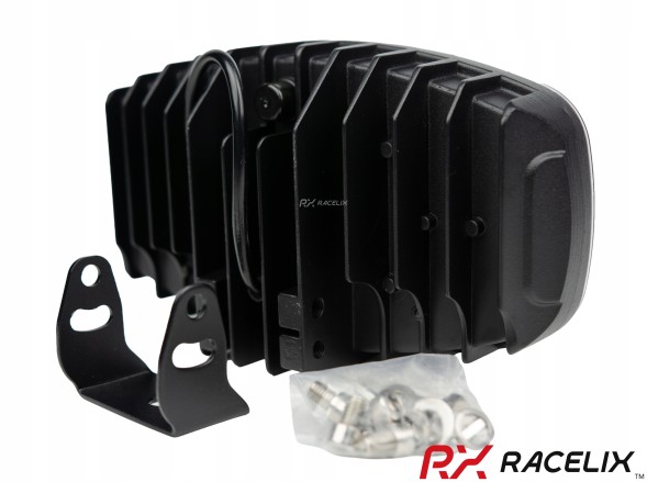 RX RACELIX RX7000823 2x ФАРА 9 ДЮЙМІВ 12 LED РОБОЧИЙ ГАЛОГЕН ОВАЛЬНИЙ білий помаранчевий 12В 24В